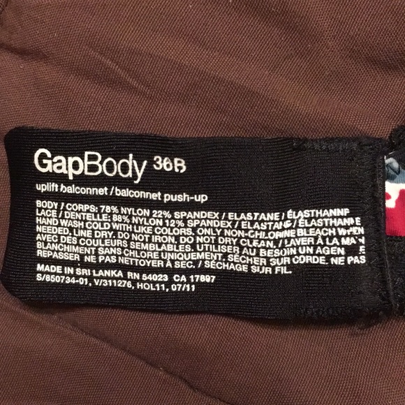 Floral print bra with contour cups - Picture 3 of 3